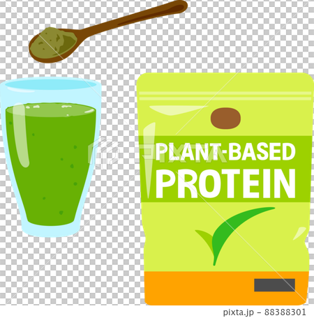 植物性プロテインを混ぜたスムージー 植物性プロテインを混ぜたスムージー 88388301