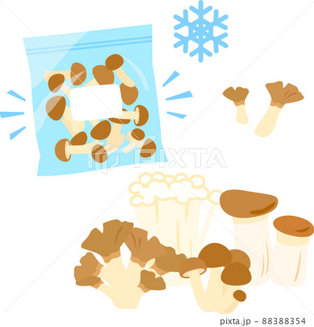 キノコの冷凍保存 88388354