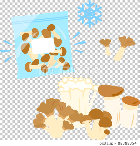 キノコの冷凍保存 88388354