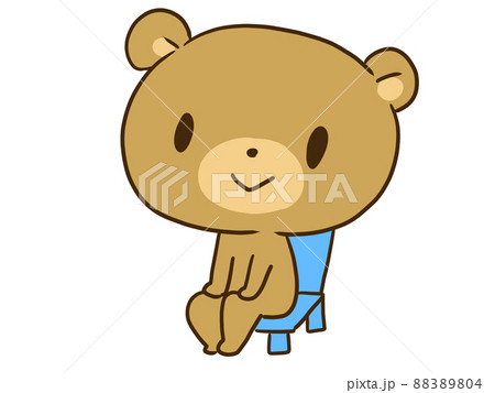 椅子に座るくま 88389804