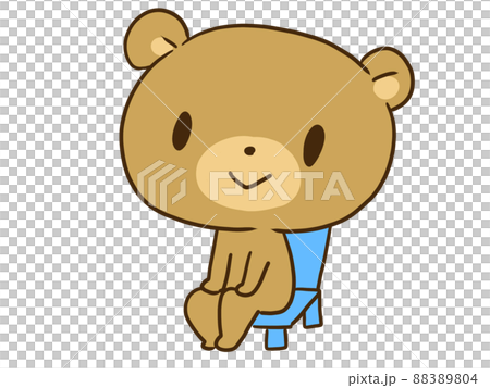 熊坐在椅子上 88389804