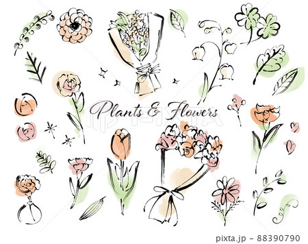 Easy Drawing Guides On Twitter  Bouquet Of Flowers Drawing Easy HD Png  Download  Transparent Png Image  PNGitem