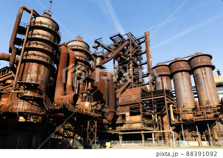 Closed metallurgical plant in Ostrava, Czech Republic 88391092