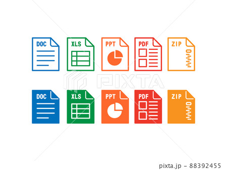 書類アイコン セット 書類アイコン セット 88392455