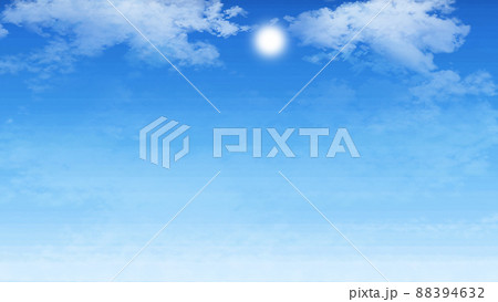 晴れた空のイラスト 88394632