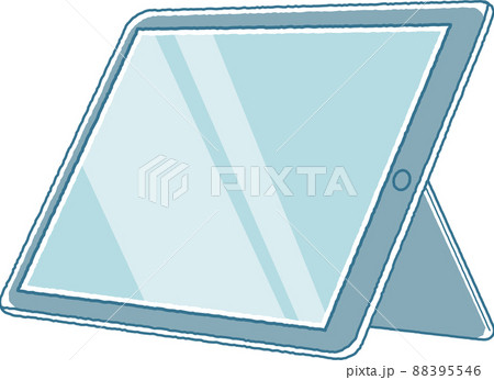 据え置きしているタブレット 88395546