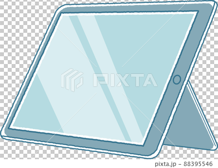 据え置きしているタブレット 88395546