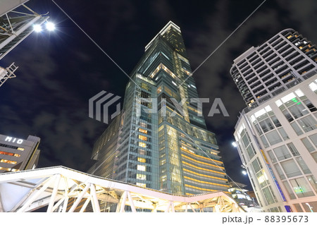 【大阪府】あべのハルカスの夜景（天王寺） 88395673