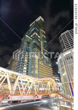 【大阪府】あべのハルカスの夜景（天王寺） 88395674