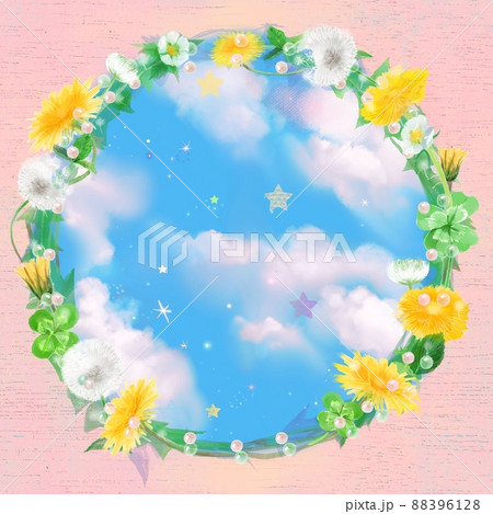 植物画たんぽぽ＊シロツメクサ＊アカツメクサ 植物画たんぽぽ＊シロツメクサ＊アカツメクサ