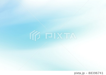 青色系背景　緩やかな流れ・ライン　グラデーション 88396741