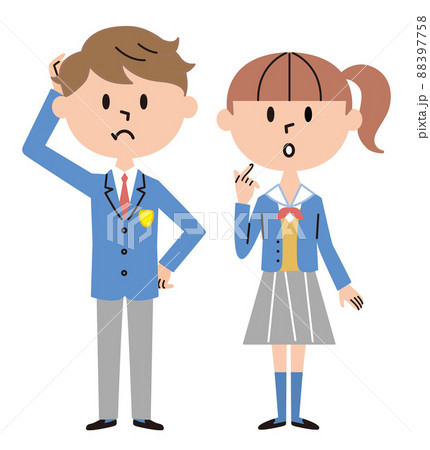 高校生　民法改正　18歳　成人　イラスト 88397758