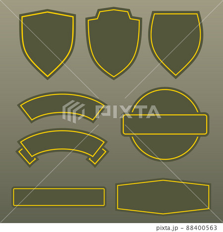 Military colors army patches template design 88400563