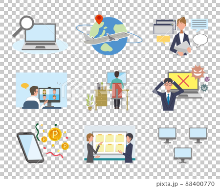 ビジネス　シーン　セット 88400770