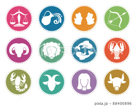 Horoscope zodiac signs. Astrology symbols set Horoscope zodiac signs. Astrology symbols set 88400896