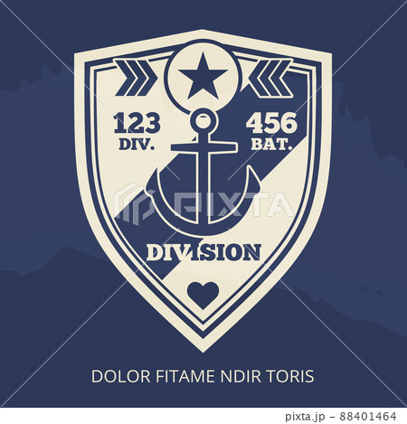 Navy patch with anchor 88401464