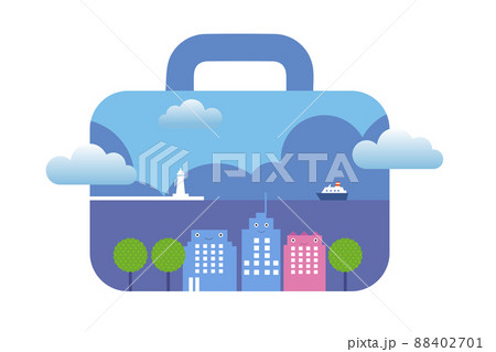 美しい街並みと楽しい暮らし。人々が明るく楽しく暮らせる街づくり。 88402701