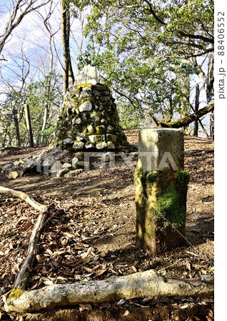 丹沢の頂　西丹沢の畦ヶ丸山頂の三角点 88406552