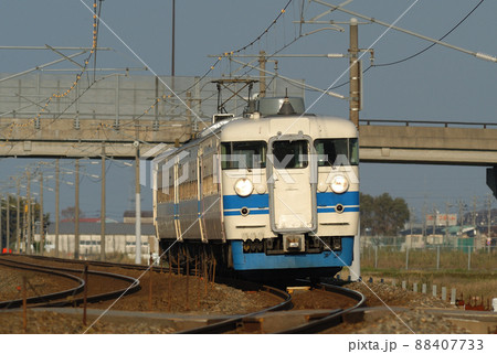 北陸本線 加賀笠間-美川 JR西日本 475系 A20編成(金沢) 北陸本線 加賀笠間-美川 JR西日本 475系 A20編成(金沢) 88407733