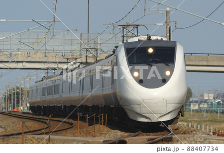 北陸本線　加賀笠間－美川　JR西日本　681系　T06+T34+T13編成（金沢）　サンダーバード 88407734