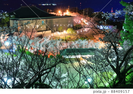 【広島県】千光寺公園の夜桜(尾道) 【広島県】千光寺公園の夜桜(尾道) 88409157