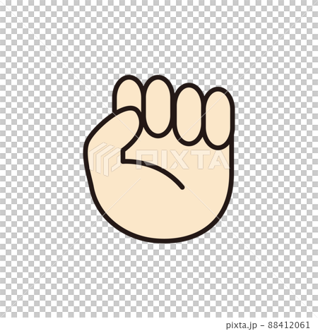 Rock-paper-scissors goo's hand 88412061