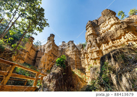 Pha Cho,Pha Chor is a cliff located in Mae Wong National Park. Chiang Mai Province, Thailand 88413679