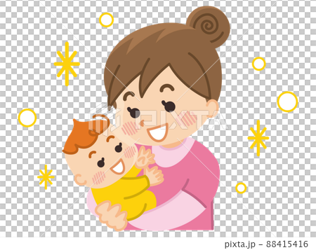 嬰兒和母親分娩和撫養孩子 88415416