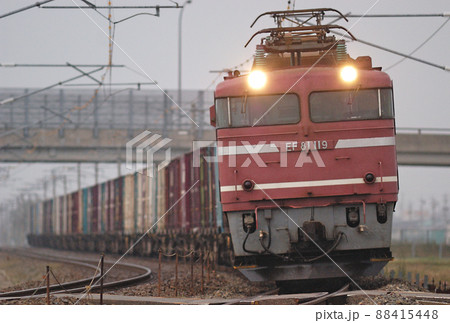 北陸本線 加賀笠間-美川 JR貨物 EF81-119(富山) 北陸本線 加賀笠間-美川 JR貨物 EF81-119(富山) 88415448