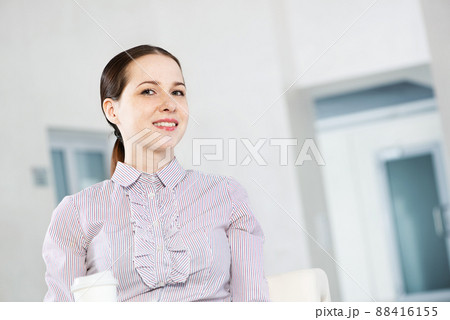 attractive young woman, cute and smiling attractive young woman, cute and smiling 88416155