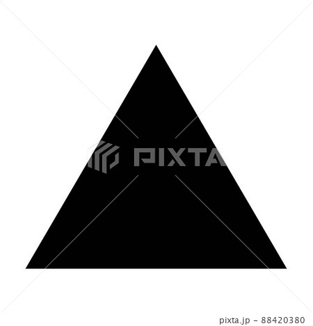 Triangle shape icon vector symbol for creative graphic design ui element in a pictogram illustration 88420380