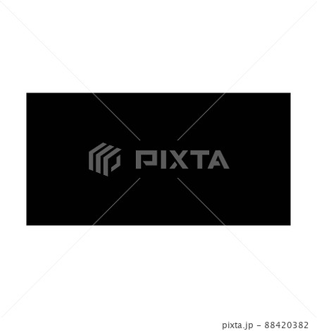 Rectangle shape icon vector symbol for creative graphic design ui element in a pictogram illustration Rectangle shape icon vector symbol for creative graphic design ui element in a pictogram illustration 88420382