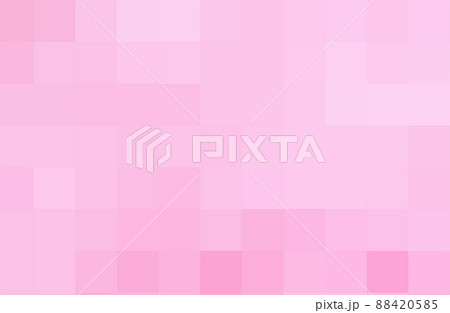 Pink background. Texture from light and dark pink squares for branding, calendar, card, banner, cover, website. Abstract art pattern of square pixels. A backing of mosaic pink squares, space for your 88420585