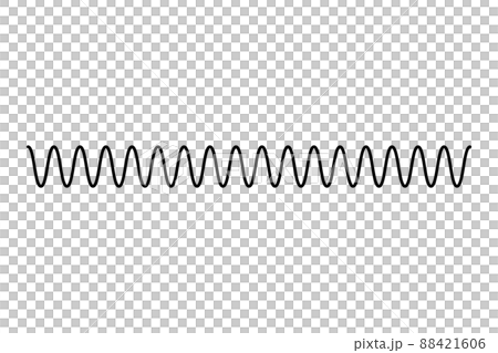 An illustration of a black Namami line that is packed tightly. 88421606