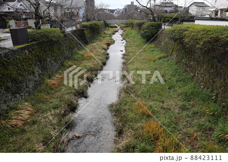 山口 一ノ坂川の春 桜の風景 山口 一ノ坂川の春 桜の風景 88423111