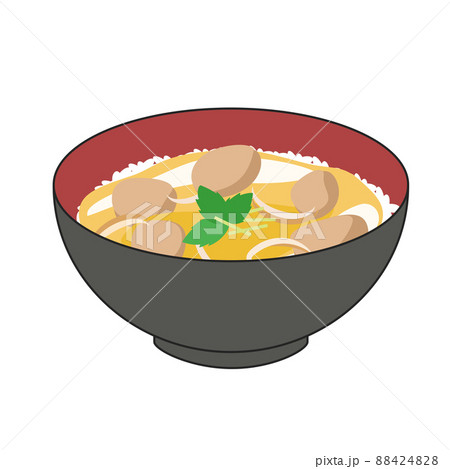 親子丼のイラスト 88424828