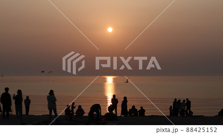 永宗島 ヨンジョンド 夕焼け 88425152