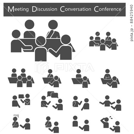打合せ、会議、会話、ディスカッションセット 打合せ、会議、会話、ディスカッションセット 88425940