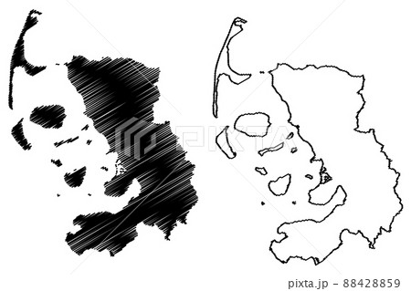 Nordfriesland district (Federal Republic of Germany, rural district, Free State of Schleswig-Holstein, Slesvig Holsten) map vector illustration, scribble sketch Nordfriesland map Nordfriesland district (Federal Republic of Germany, rural district, Free State of Schleswig-Holstein, Slesvig Holsten) map vector illustration, scribble sketch Nordfriesland map 88428859