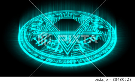 魔法陣(水色) 魔法陣(水色) 88430528