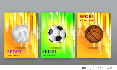 Sports equipment background, ball sports, basketball, football, soccer 88433721