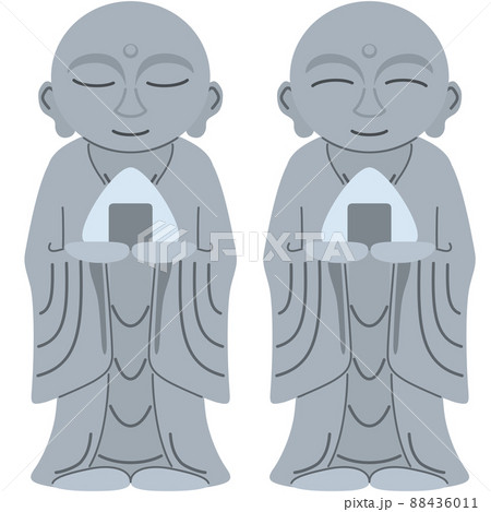 お地蔵様のイラスト お地蔵様のイラスト 88436011