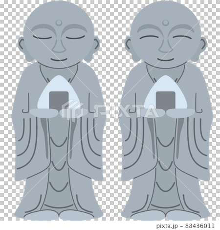 お地蔵様のイラスト お地蔵様のイラスト 88436011