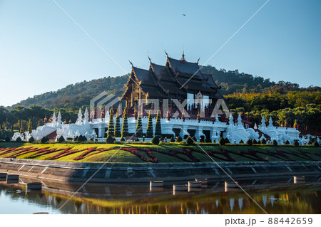 Royal Park Rajapruek, botanical garden and pavilion in Chiang Mai, Thailand Royal Park Rajapruek, botanical garden and pavilion in Chiang Mai, Thailand 88442659