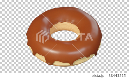 Chocolate donut (chocolate icing) Chocolate donut (chocolate icing) 88443215