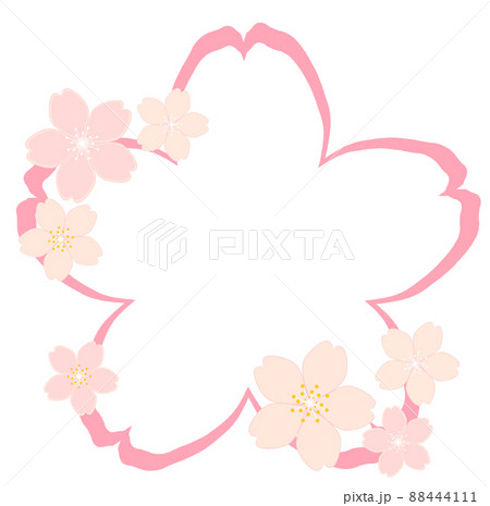 桜の花のフレーム 88444111