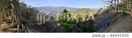 丹沢の大山三峰山より丹沢山地のパノラマ写真 丹沢の大山三峰山より丹沢山地のパノラマ写真 88445350