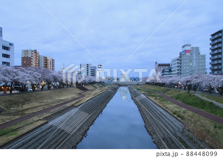 水戸市の街並み（茨城県・水戸市） 88448099