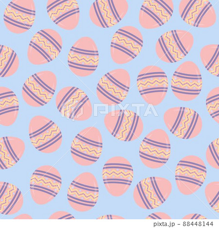 easter eggs seamless pattern for Easter holidays,seamless pattern of cute eggs. 88448144