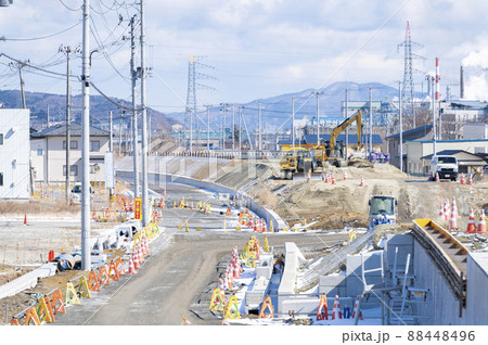 道路建設工事 88448496